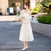 2025 Summer Women's Retro Sequin Jacket & Camisole Two-Piece Dress Set YF2562