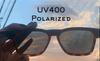OhO Sunshine Smart Polarized Sunglasses with Bluetooth UV Voice Unisex Light Dimming Glasses, Speaker, Protection, Control, (Blue Lenses)