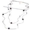 Two-tone Copper Chain Oil Drop Necklace Long Sweater Chain Autumn and Winter Female Hundred with New Clothes Accessories