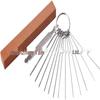Guitar Repair Kit: Fret Sanding Stone, 13 Sanding Needles & String Slot Round File