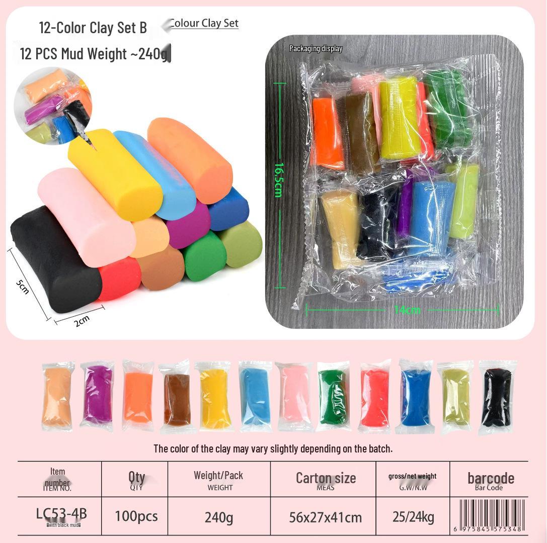 Eco-Friendly DIY Educational Clay for Kids - Food-Grade, Handmade, Rubber-Based