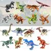 Dinosaur 16pcs Jurassic Figures Fits Blocks Kids Toy Table Docoration Presents