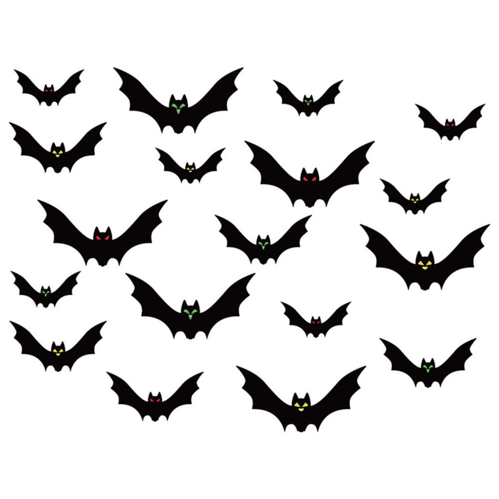 Halloween Theme Creative Hanging Pendant Black Bat Party Scene Decoration For DIY Home Furnishings Decor Supplies
