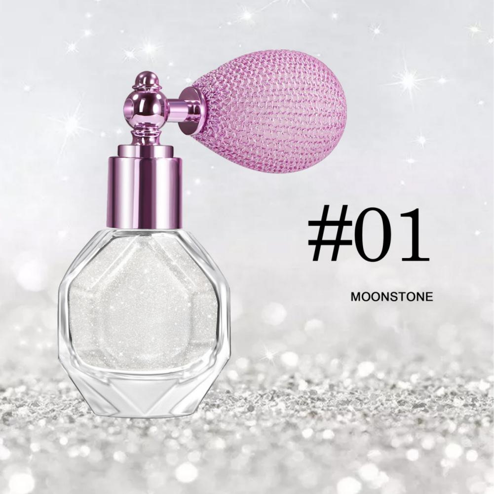 

Спрей-хайлайтер с блестками для тела и лица, мерцающая пудра, праздничный мерцающий блеск