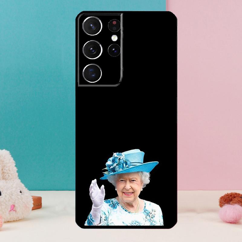 Queen Elizabeth II Phone Case For Samsung Galaxy S25 S24 S23 S22 S21 Ultra S9 S10 S20 Plus FE Funda Cover Shell
