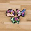 1pcs Hedgehog and Flowers Enamel Pin Brooches for Lapel Pins Badge On Backpack Clothing Accessories Fashion Jewelry Gift