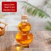 Gourd-Shaped Glass Wine Bottle for Liquor Storage – Sealed, Food-Grade, Empty, High-Grade.