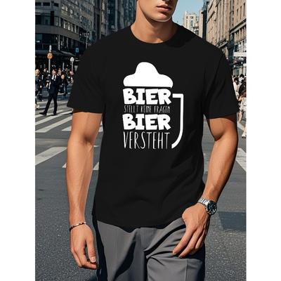 Fun German Men's Short Sleeve T-shirt Summer T-shirt Top