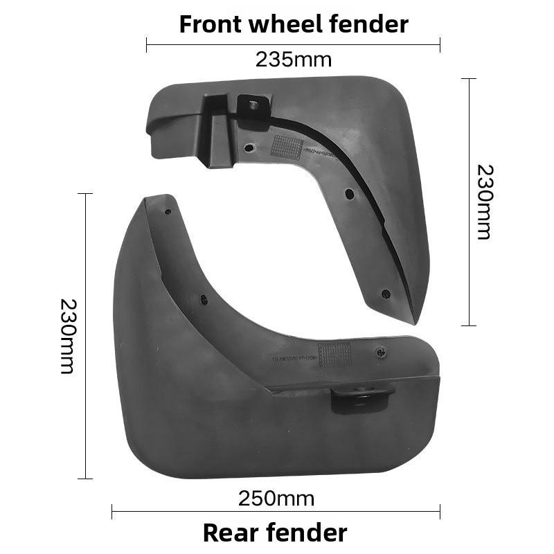 Car Mud Flaps Splash Guards For Chery Tiggo 3 2014- Front Rear Fender Wheel Arch Protection Auto Exterior Part