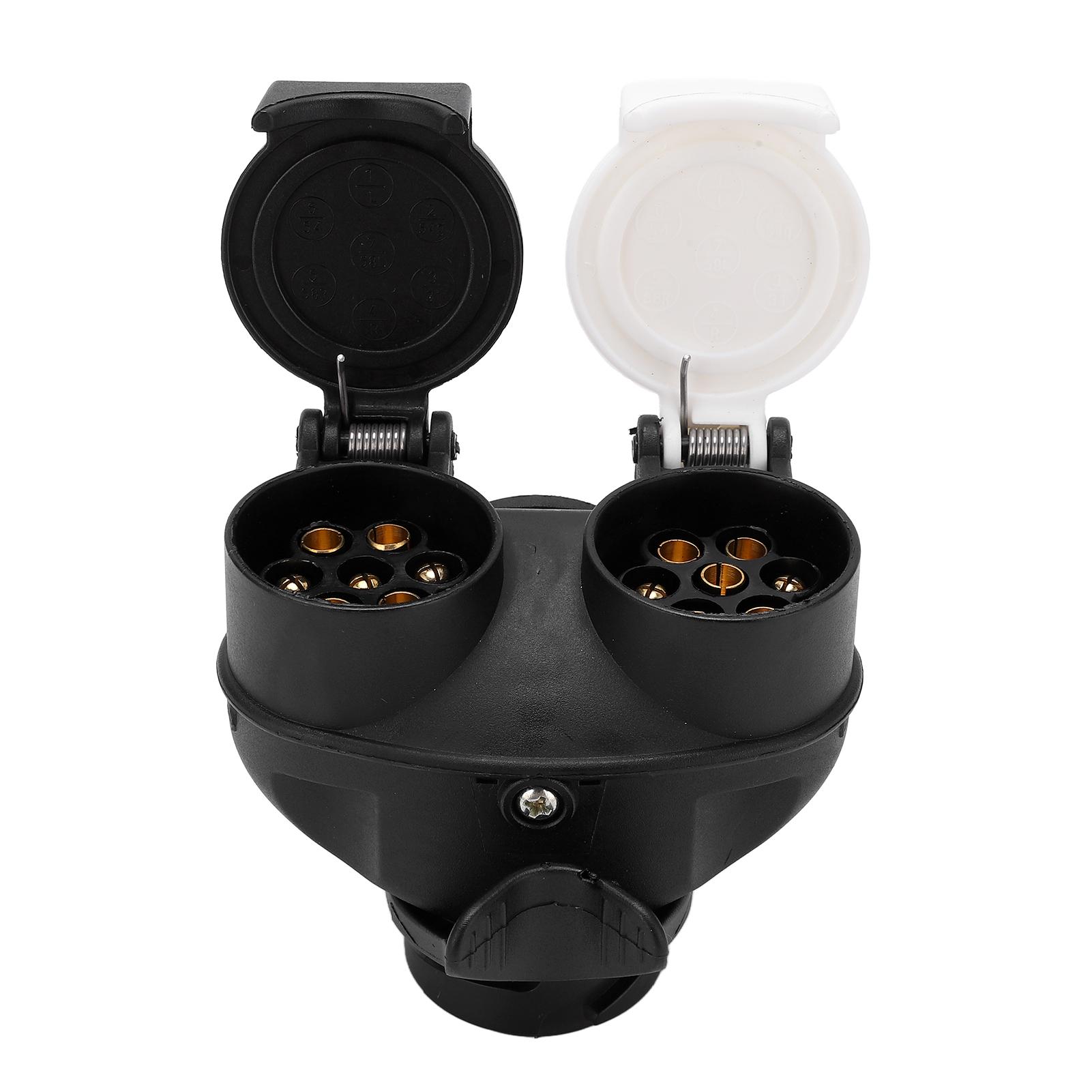 

Адаптер с 13 на 7 контактов Тип N Водонепроницаемый Штекер Розетка Конвертер для Прицепа Грузовика 12В Европейский