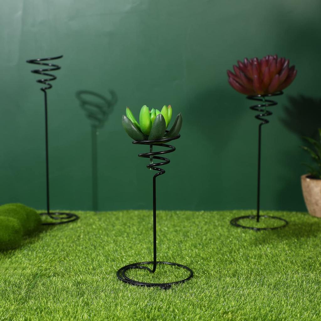 iplusmile Air Plant Air Air Plant Plant Mini Spiral Plant Plant Set of 3 Holder, Plant, Stand, Stand, Houseplant, Pot, Stand, Holder, Metal,