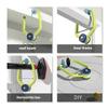 Door PingPong Game Hanging Table Tennis Trainer with Racket and Balls Portable Table Tennis Exerciser Self Workout Set
