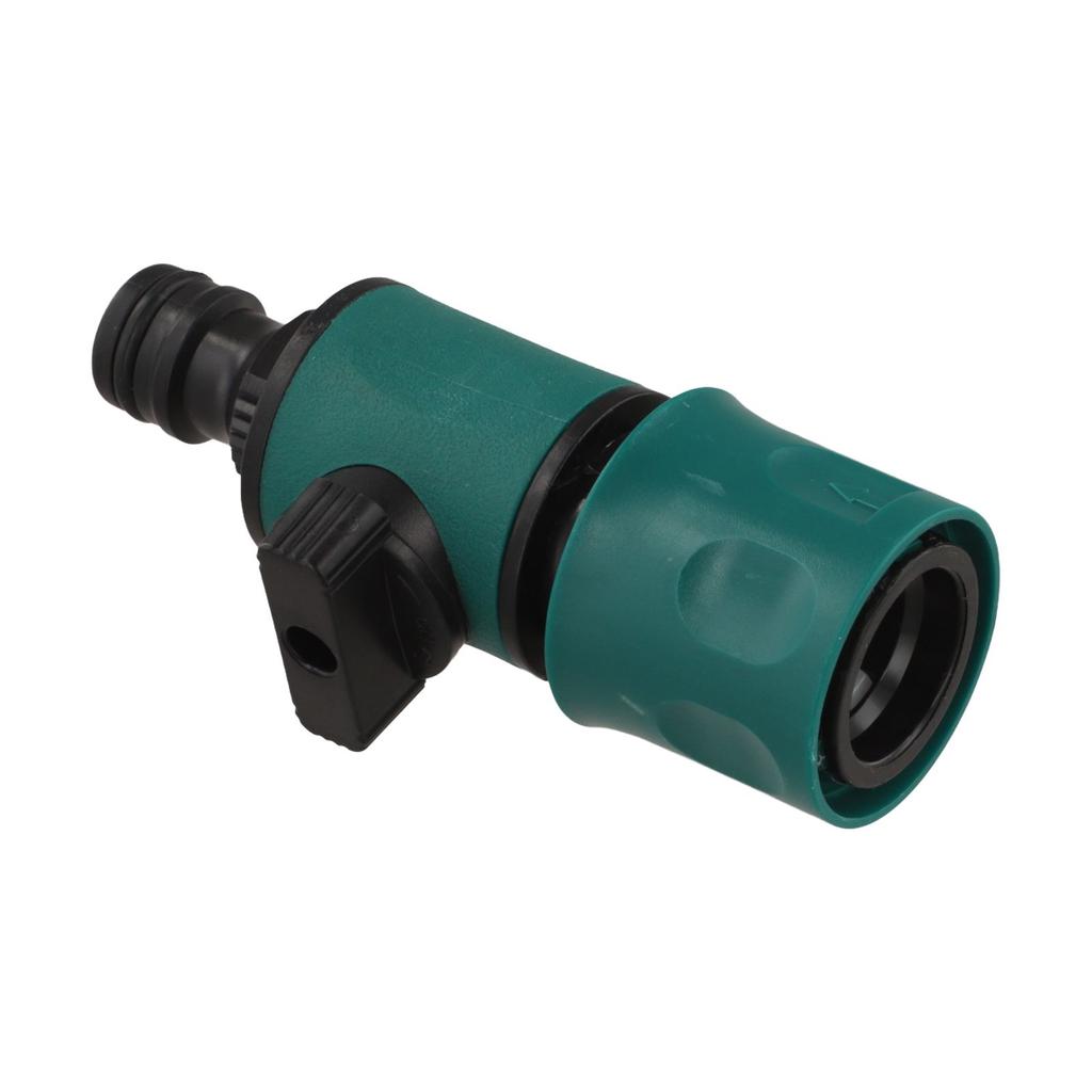 High Quality Practical Watering Flowers Hose Connector Accessories Valve Connect 10x3.5cm 1pcs ABS TPR Shut Off Adaptor