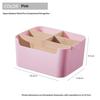 Multipurpose Desktop Storage Box Tv Remote Holder Wooden Table Organizer For Bedroom Living Room Household Detachable Partition