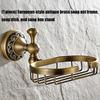 Wandmontierte Metall-Seifenschale Badezimmer-Organizer Vintage Messing-Seifenschale Aufbewahrungsschale Seifenspender-Organizer Langlebig