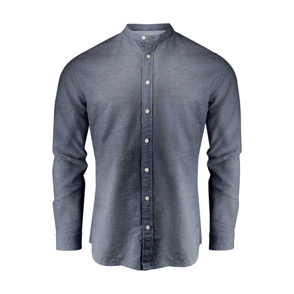 James Harvest Mens Townsend Linen Blend Shirt