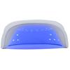 75W UV LED Nail Lamp White Light Nails Gels Manicure Machine with Timer Button Nail Dryer