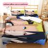 Naruto Haruno Sakura Theme Bedding Set, Anime Themed Bedroom Decor, Gift for Sakura Enthusiasts
