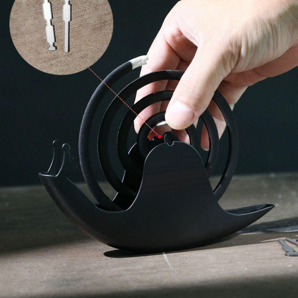 

2Pcs Cartoon Snail Style Incense Holder Aluminum Ash Catcher for Deeply Sleeping