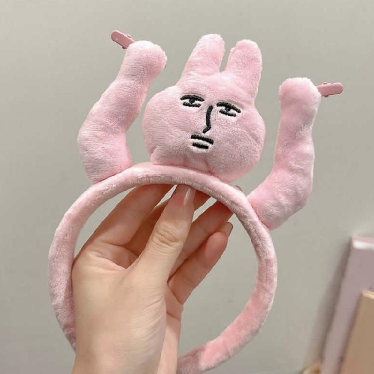 Bangs Clip Creative Hairband Funny Headband for Face Washing Makeup