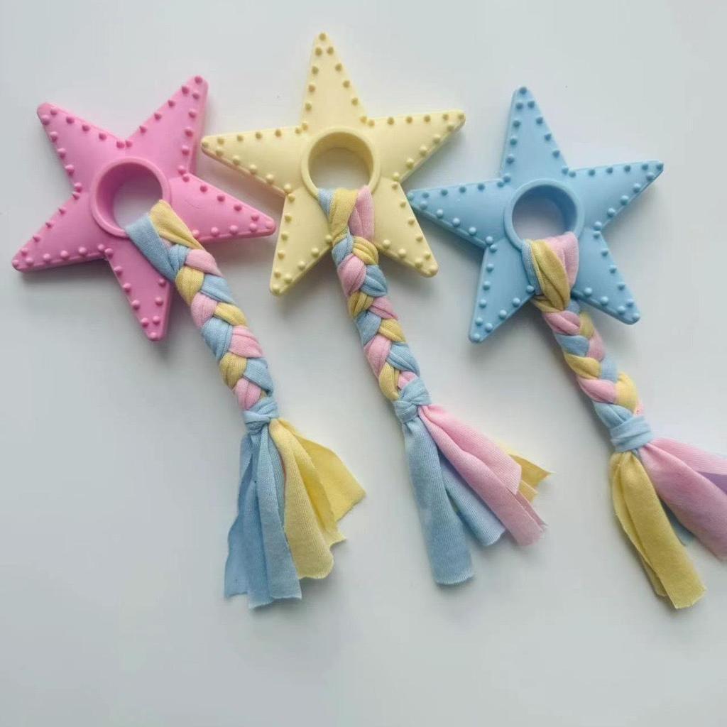 Durable TPR Teething Dog Toys for Golden Retrievers and Corgis - Bite-Resistant Cleaning Sticks and Balls