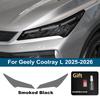 For Geely Coolray Coolray L High Gloss Smoke Black Pre-Cut Headlight Protection Film TPU PPF Kit Anti-Scratch Vinyl Wrap Cover
