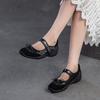 GKTINOO 2025 Spring Summer New Casual Genuine Leather Flats Soft Sole Versatile Mary Jane Sweet Women's Shoes