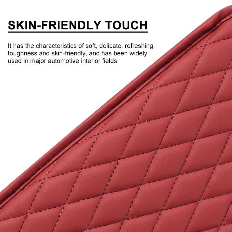 1Pcs Leather Car Armrest Mat Tissue Boxes Height Pad Armrest Box For Volkswagen Golf-5 6 7 MK6 Jetta Lavida Polo Tiguan Passat B5 B6 B7