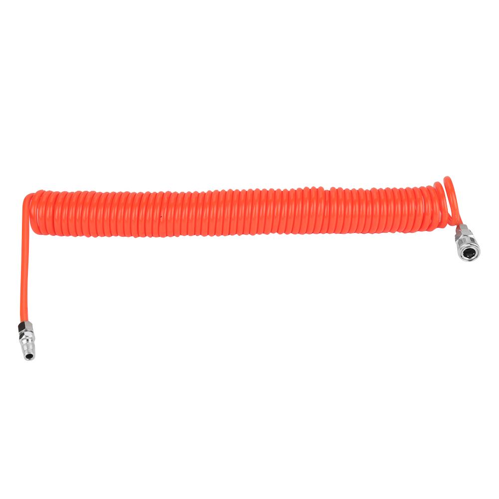 8mm*5mm Flexible PU Recoil Air Hose with Joints for  Air Compressor Pump 9m Red