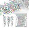 50G PET Nail Diamond Glitter Sequins Holographic Holographic Glitter  Craft Projects Supplies