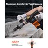 VEVOR Demolition Jack Hammer Concrete Breaker 1400W Electric Hammer 2 Chisel Bit