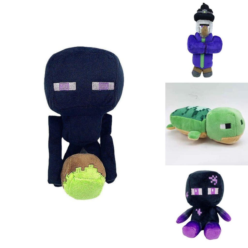 Minecraft Plush Toys Collection With Turtles Sheep Witches And More Perfect Holiday Gift Idea!
