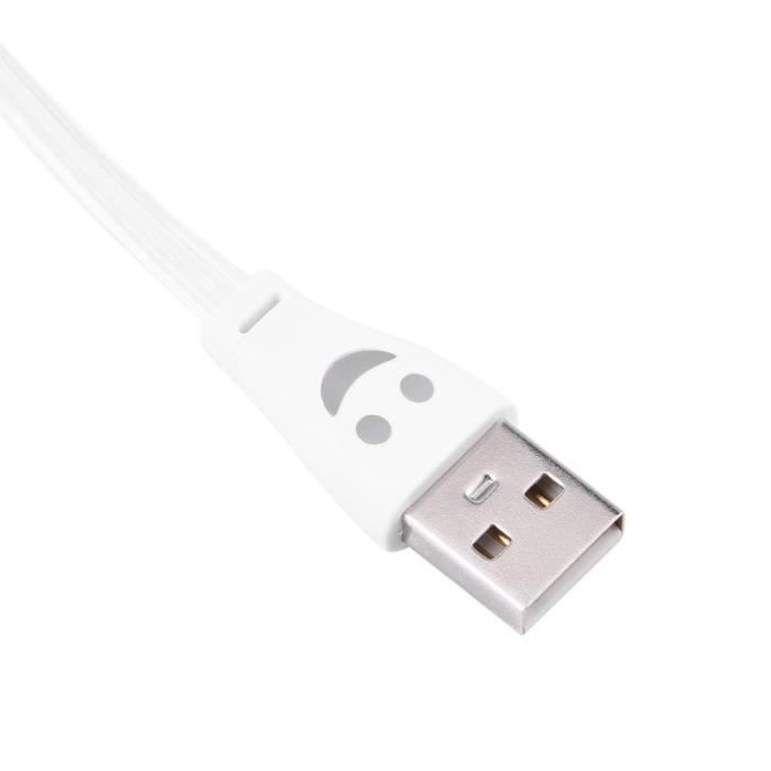 1m Light Up Led Micro Usb Data Sync Charger Cable Cord for Lg Android Phones
