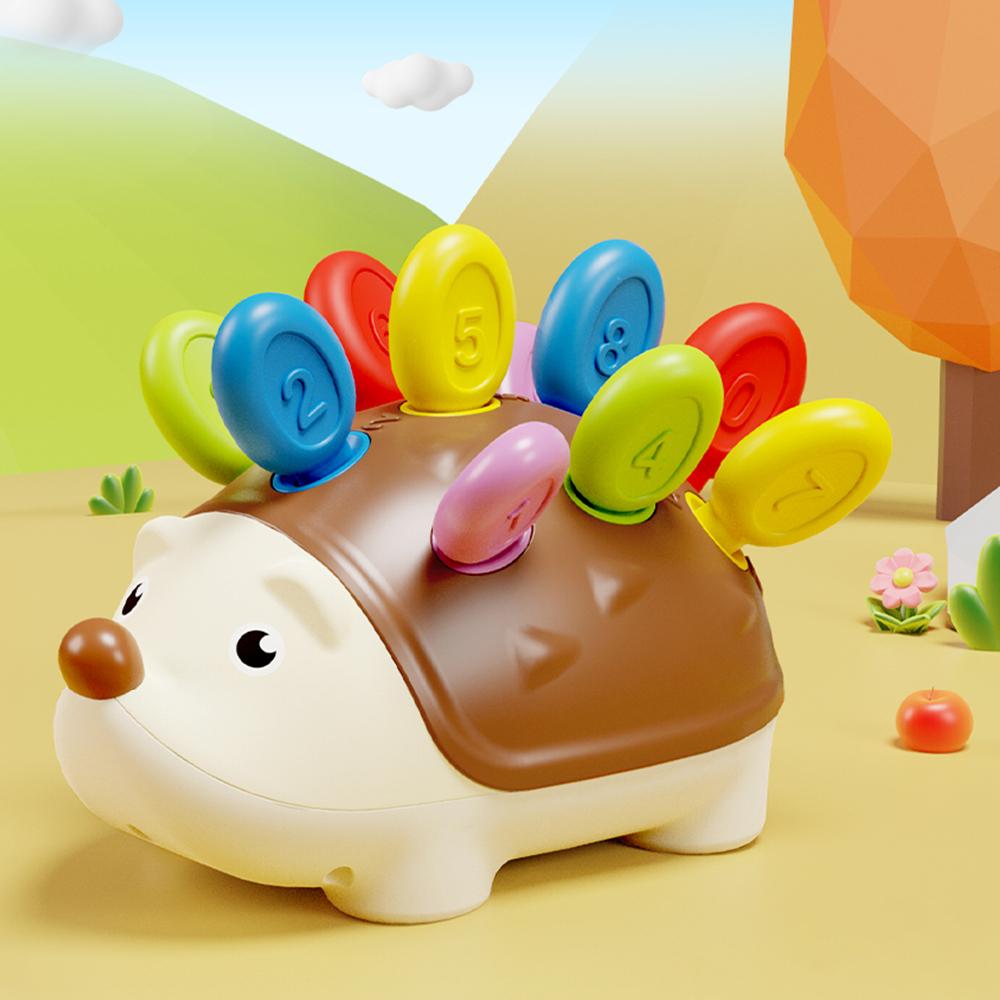 

Sensory Hedgehog Toys Toddler Montessori Fine Motor Toys Baby Preschooler Educational Sensory Travel Toys for Age 1 2 3 4 Year