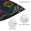 Beautiful Underwater World Colorful Fish Pillowcases Retro Trendy Pillow Case For Living Room Bed Chair Soft Pillow Cover
