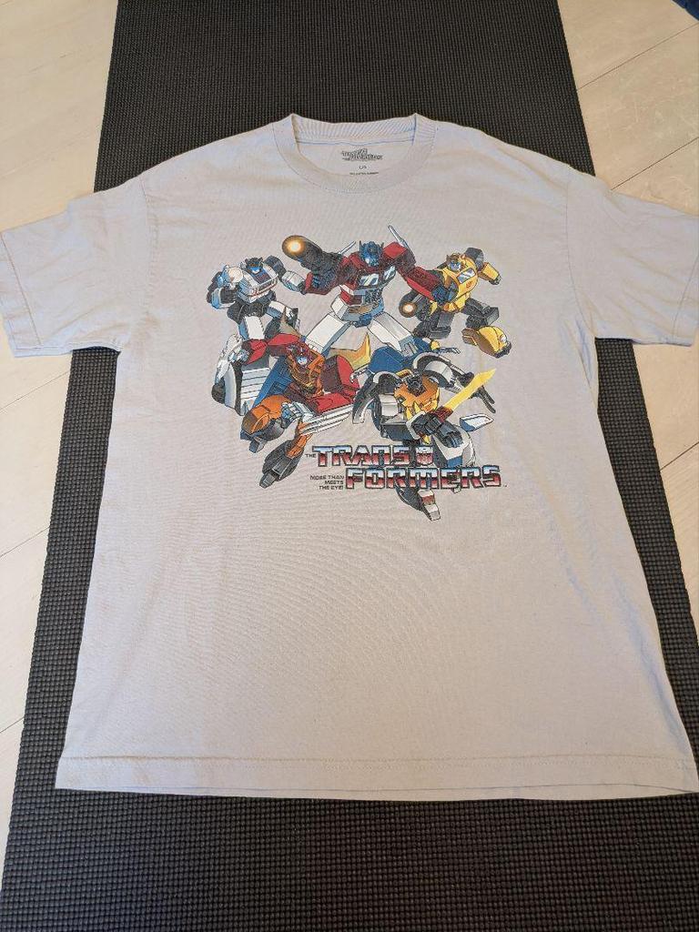 [USED] Official Vintage Transformers T-shirt, Gray, Size L