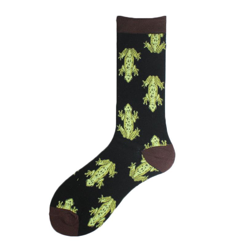 Men Dinosaur Astronaut Planet Crew Socks Harajuku Big Size Sokken Unisex Skateboard Divertidos Happy Design Hip Hop Funny Socks