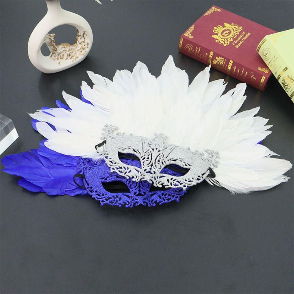 Novelty Feather Masquerade Mask Fashion Halloween Mask Carnival Headpiece  Stage Performance