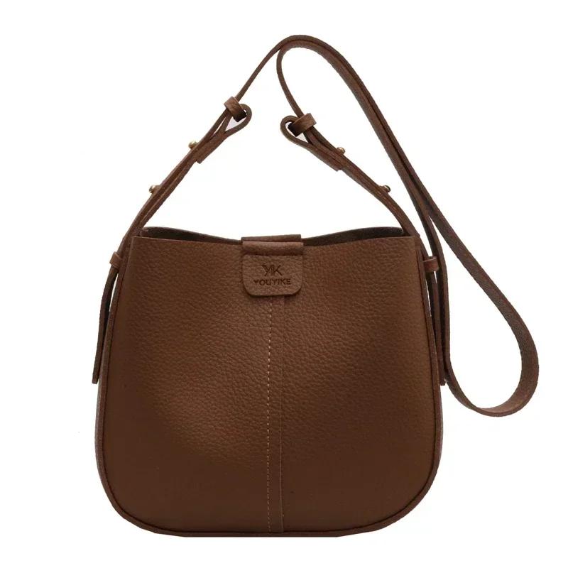 

High-quality Solid PU Women s Shoulder Bags Fashionable Sweet Crossbody Bag Large Capacity Composite Bag