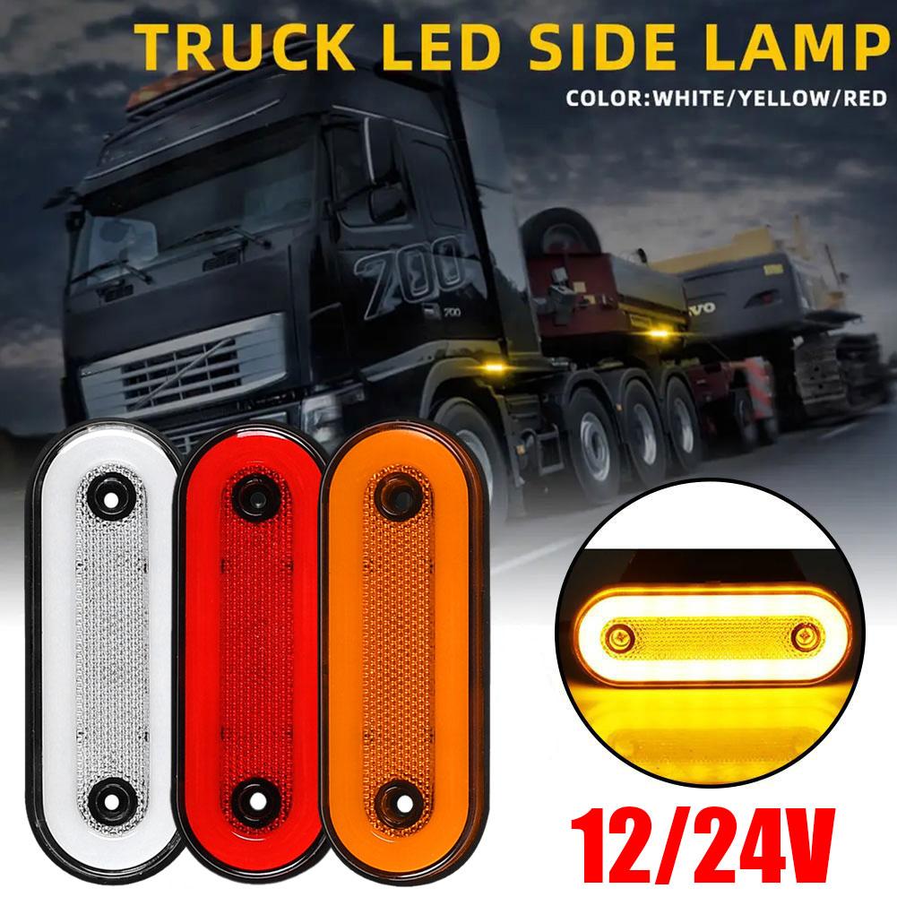 1ks LED boční obrysové světlo 12V 24V LED žárovka nákladního automobilu Zadní světlo Přívěsu Tahač Nákladní vozidlo Výstražná parkovací světla Příslušenství