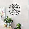 Custom Hair Stylist Sign Metal Wall Art Decor Personalized Salon Name Logo