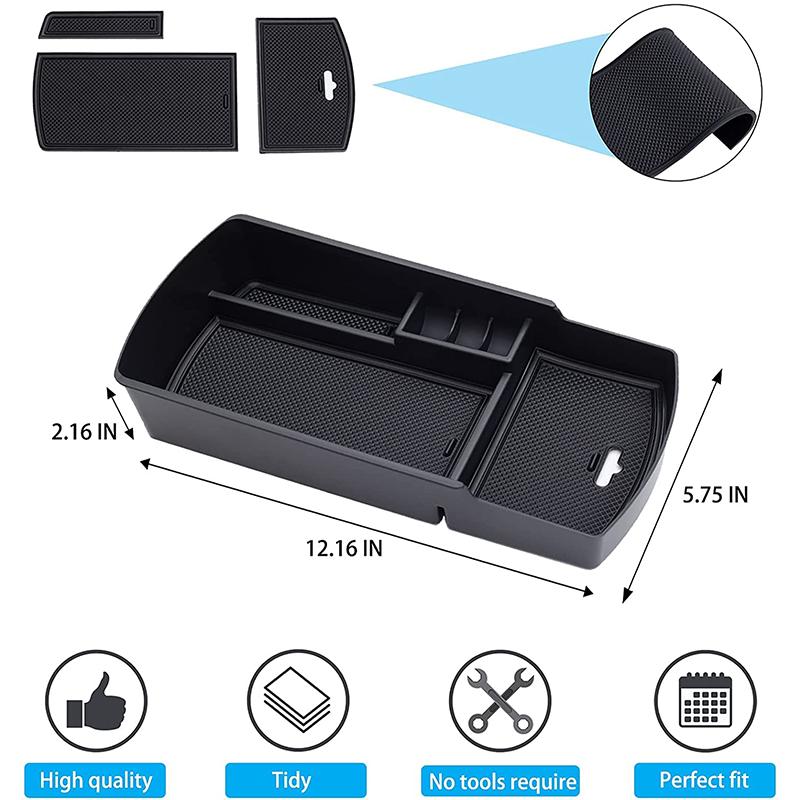Center Console Organizer For Honda Accord 2018 2019 2020 2021 2022 Plastic Material Armrest Box Insert Tray Pallet Accessories