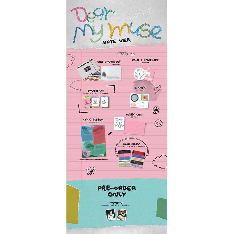 [Pre-order] Jun.K (2PM) Mini 4th Album [Dear My Museum] Digipack Ver (+Online Benefit)