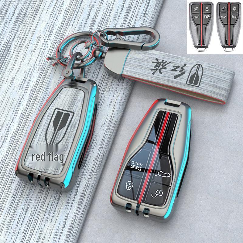 Kompatible Schlüsselhülle für Hongqi HS5, H9 2022, HS7 Modelle