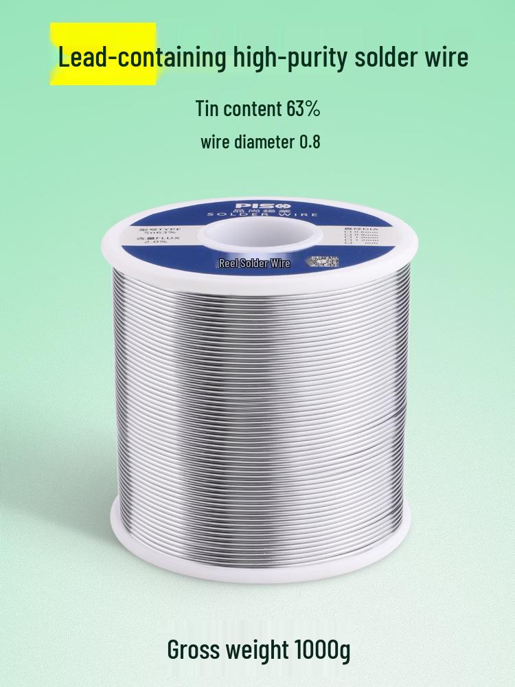 Nagy tisztaságú, alacsony hőmérsékletű forraszhuzal gyantával - Ideális háztartási használatra