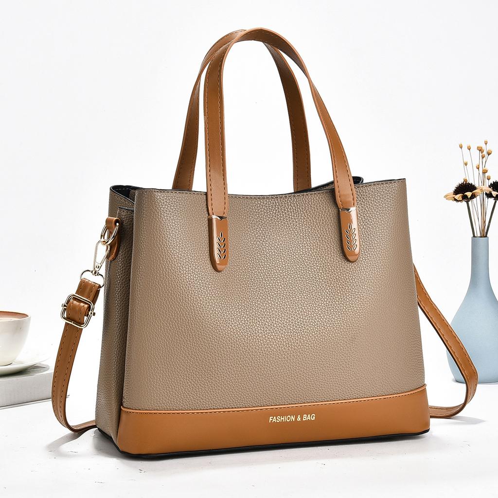 Fashionable Women's Shoulder Bag Hot Sale of The Season New Style Versatile Handbag PU Leather Large Capacity Female Tote Sac