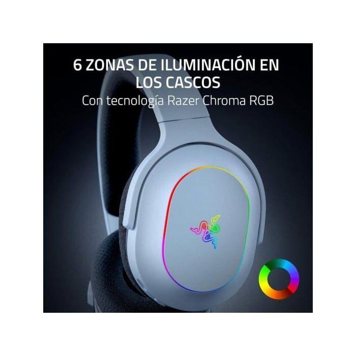 Casque Gaming sans Fil - Razer - Barracuda X Chroma - Son Surround 7.1 - Couleur Blanc - Confort Optimal