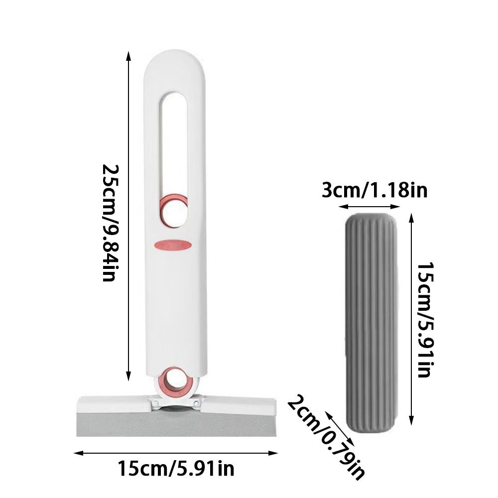 Water-absorbing Lazy Handheld Mop Foldable Kitchen Small Mops Mini Mop  Home Kitchen Bathroom Car