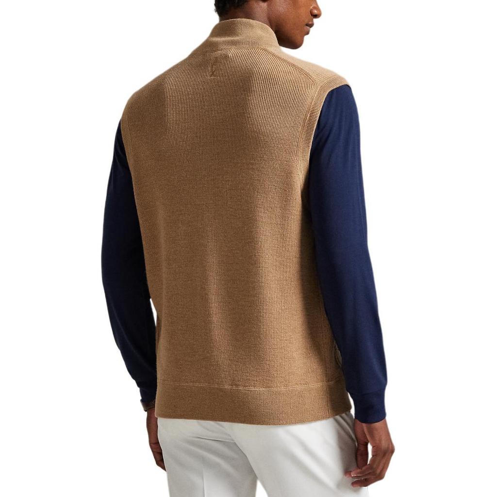 Polo Ralph Lauren Ribbed Knit Half-Zip Sleeveless Vest Men vests MNPGSWE1CM20038-200
