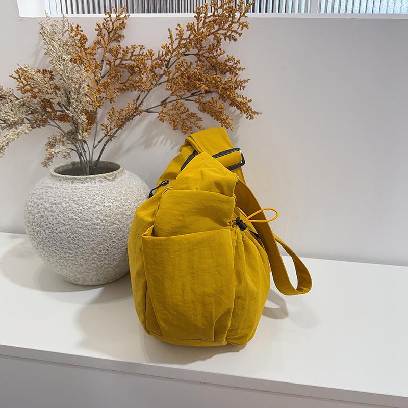Lightweight Nylon Crossbody Hobo Bag Adjustable Strap Multi Pocket Zipper Casual Shoulder Purse for Women